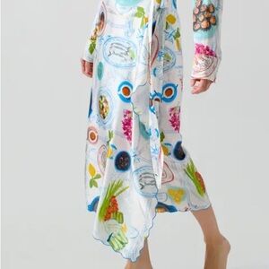 Lingua Franca, Lampi Wrap Midi Skirt, Size: M-L